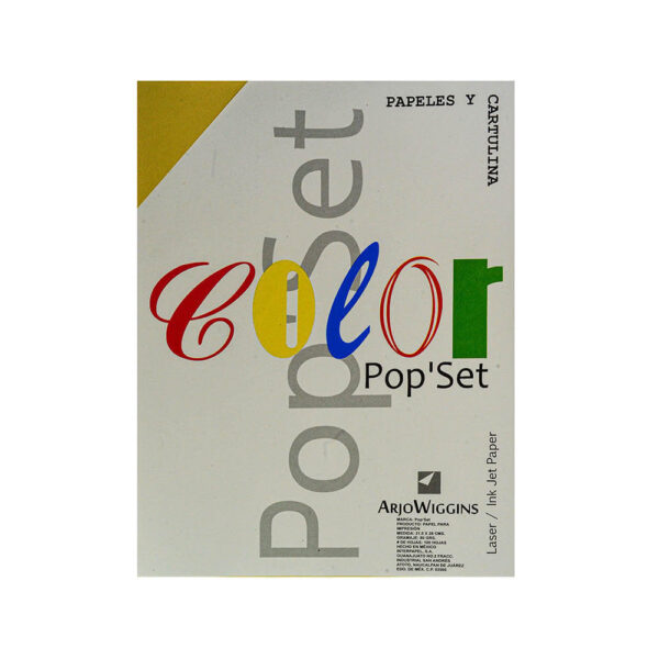 Hojas de colores carta Pop Set