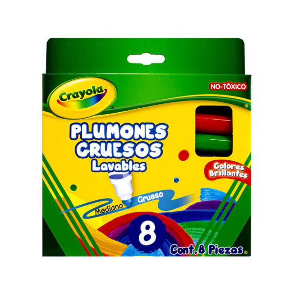 Plumones Crayola gruesos