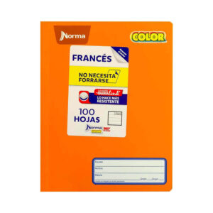 Cuaderno frances cosido cuadro chico Norma