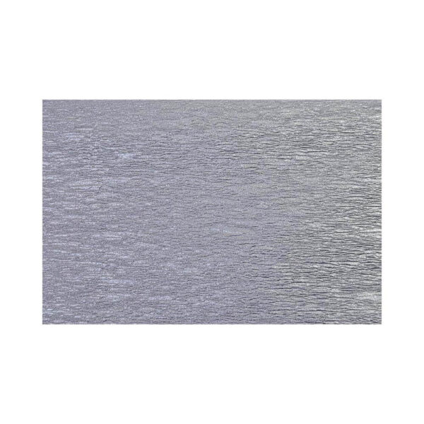 Papel crepe metalico plata