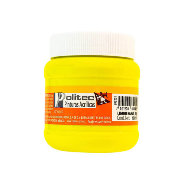 Pintura acrilica Politec 250 ml