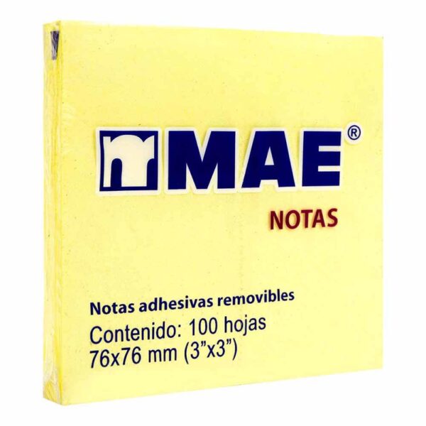 Notas adhesivas MAE